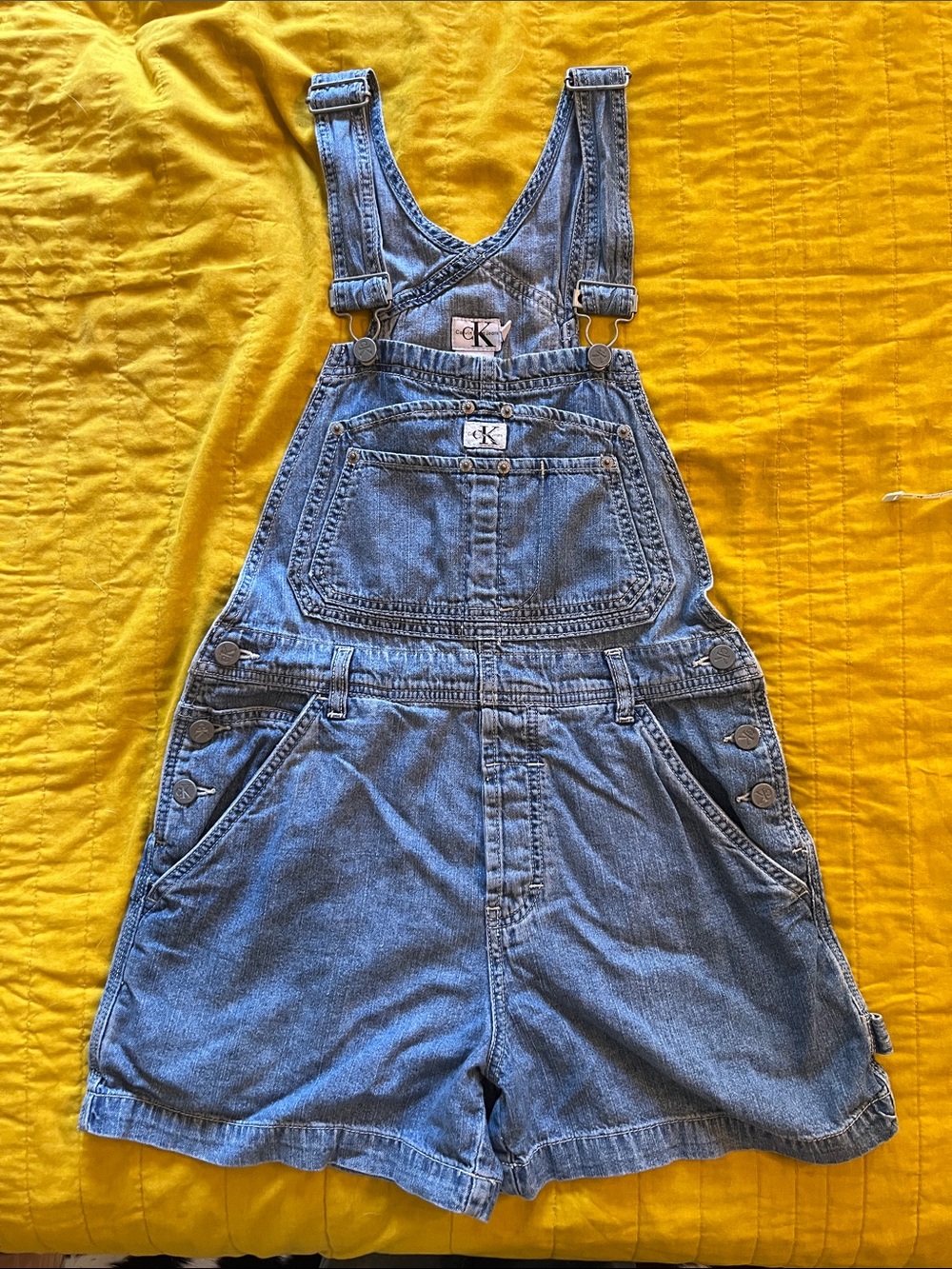 Vintage Y2K Calvin Klein Short Overalls